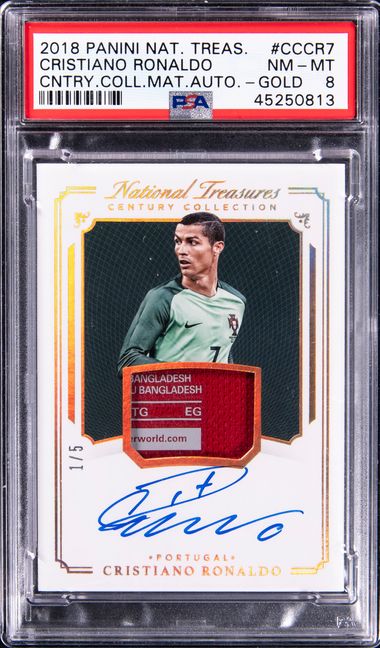 2018 Panini National Treasures Century Collection Material