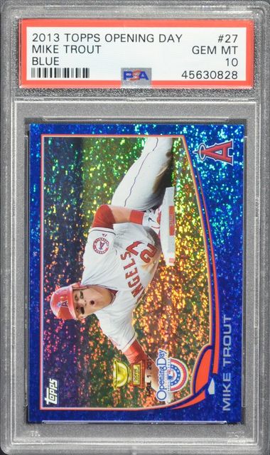 Mike Trout Card 2018 Topps Chrome Update #HMT69 (PRISTINE) BGS 10