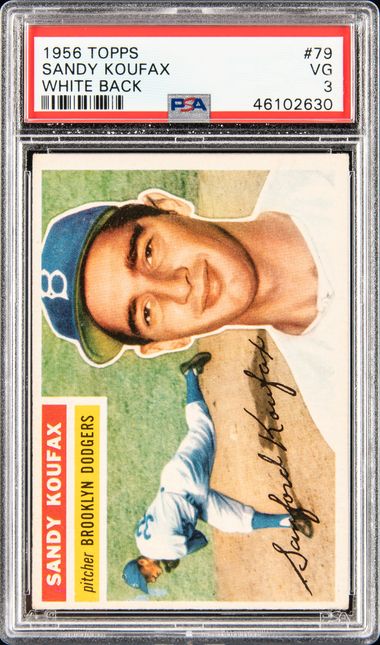 Lot Detail - 1956 SANDY KOUFAX AUTOGRAPHED BROOKLYN DODGERS GAME