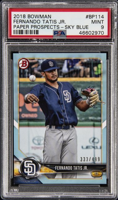  2018 Bowman Prospects #BP114 Fernando Tatis Jr. - San