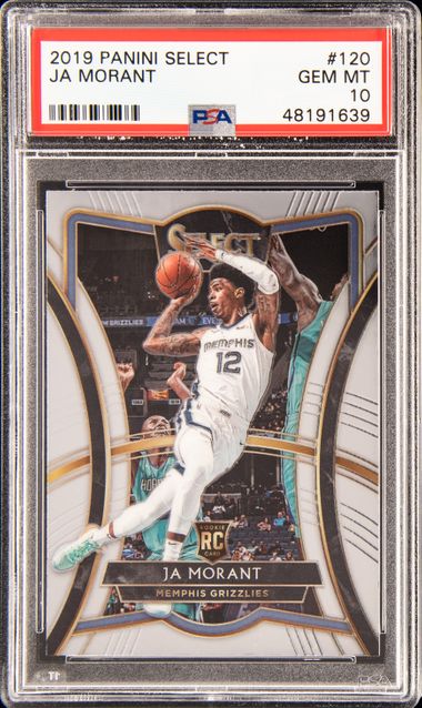 2019 Panini Select #120 Ja Morant PSA 10 on Goldin Marketplace