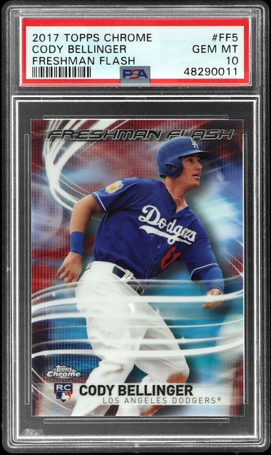 Cody Bellinger Los Angeles Dodgers Autographed 2017 Topps Chrome