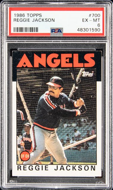 Sold at Auction: 1977 Topps Reggie Jackson Psa 8