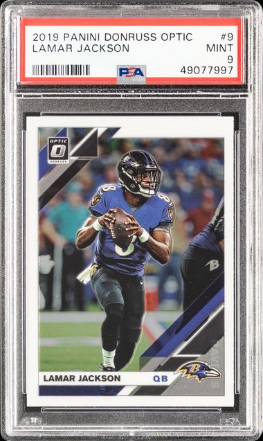 Outlet Lamar Jackson psa 9