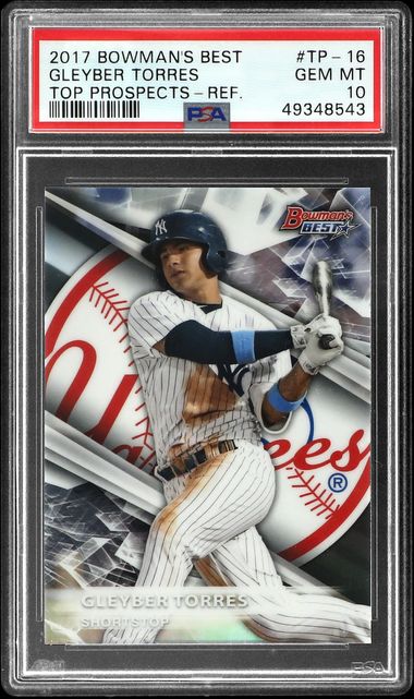 2017 Bowman's Best Gleyber Torres Top Prospects #TP-16 Rookie Card