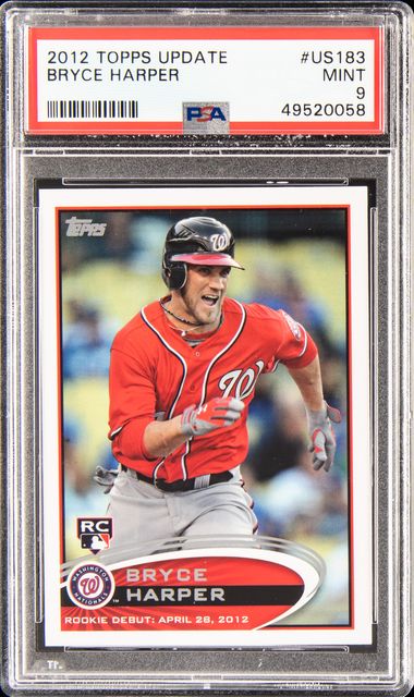 Bryce Harper 2012 Topps Update #US183 RC (PSA 10)