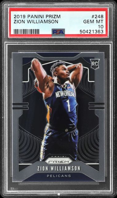 Zion Williamson 2019-20 Panini Prizm Draft Picks Prizms Silver #100  All-Americans