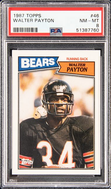 Signed WALTER PAYTON 1999 UD Retro Inkredible #WP CHICAGO BEARS