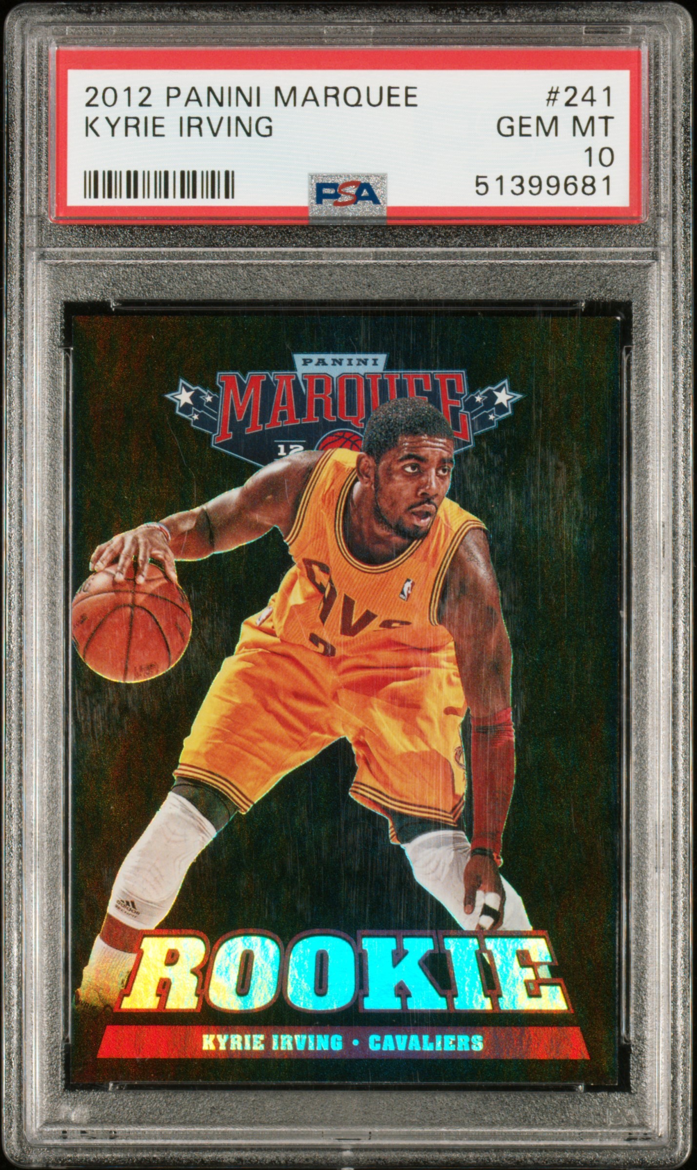 2012 Panini Marquee 241 Kyrie Irving Rookie Card – PSA GEM MT 10