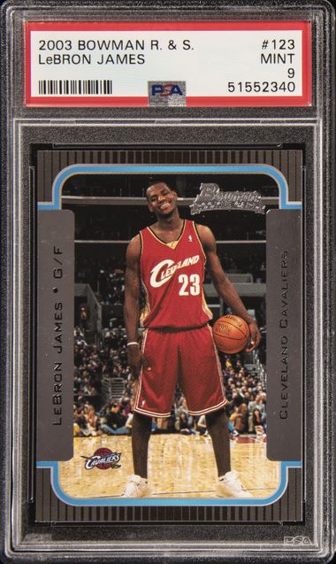 2003 Bowman Rookies & Stars #123 LeBron James PSA 9 on Goldin Marketplace