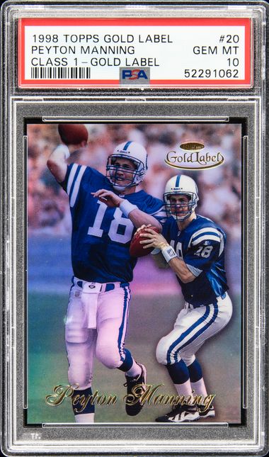 1998 Topps Gold Label Class 1 Class 1-Gold Label #20 Peyton