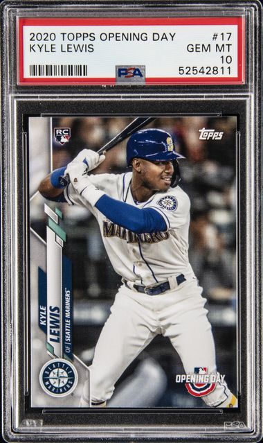 2020 Topps Chrome Black Gold Refractors #98 Kyle Lewis Mariners RC