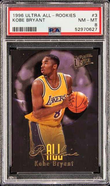 1996-97 Collector's Edge Rookie Rage Gold #6 Kobe Bryant Rookie