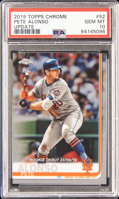 Pete Alonso 2019 Topps Update rookie card