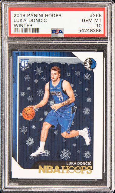 2018 Panini Hoops Winter #268 Luka Doncic Rookie Card – PSA GEM MT