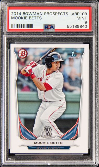 Jeremy Pena Signed 2020 Bowman Prospects #BP61 (PSA)