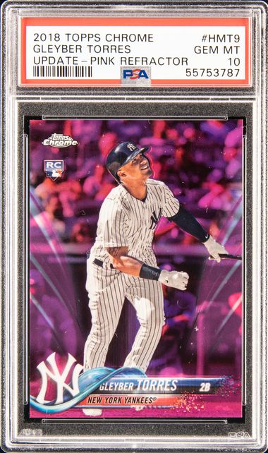 Gleyber Torres 2018 Topps Chrome Update Refractor #HMT9 Price