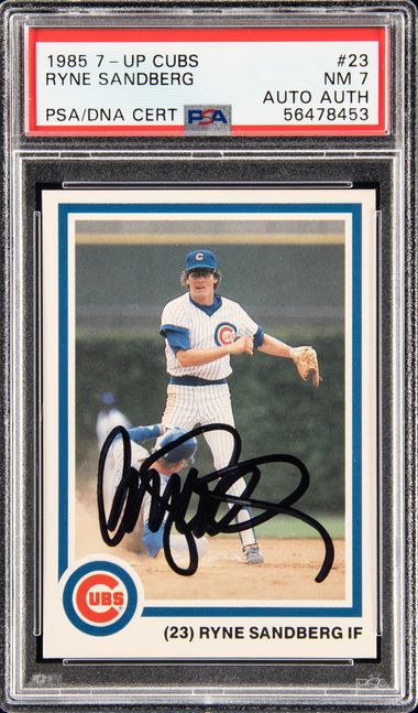 Ryne Sandberg #311 Chicago Cubs Donruss 1984 PSA Mint 9 Baseball