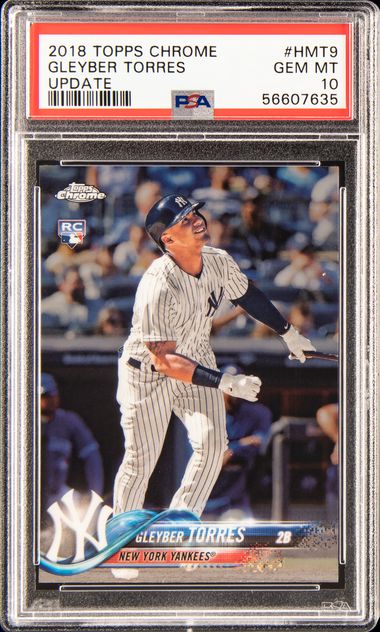 Gleyber Torres New York Yankees 2018 Topps Chrome Update