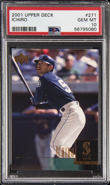 2001 Upper Deck #271 Ichiro PSA 10 on Goldin Marketplace