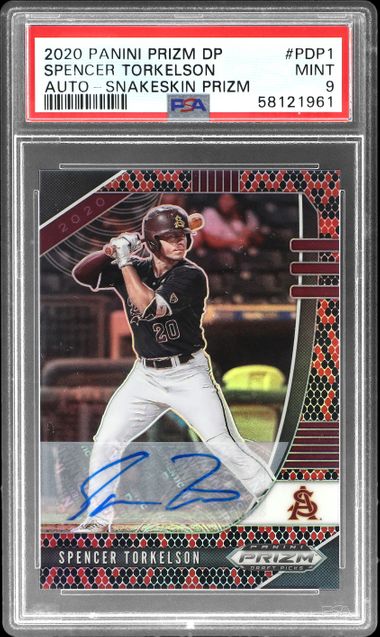 Spencer Torkelson 2020 Bowman Draft Chrome DP Auto - Purple