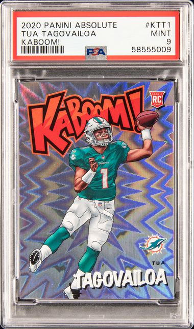 2020 Panini Absolute Kaboom! Gold #K-JB2 Joe Burrow Rookie Card