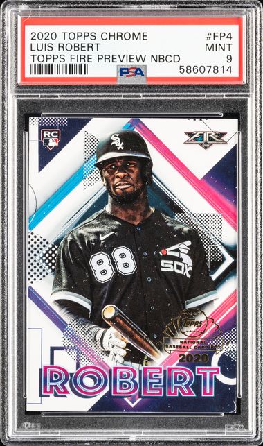 2020 topps chrome luis robert auto /250 2020 Topps Chrome Baseball