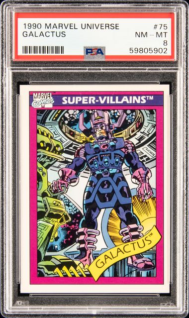 1990 Marvel Universe #75 Galactus PSA 8 on Goldin Marketplace