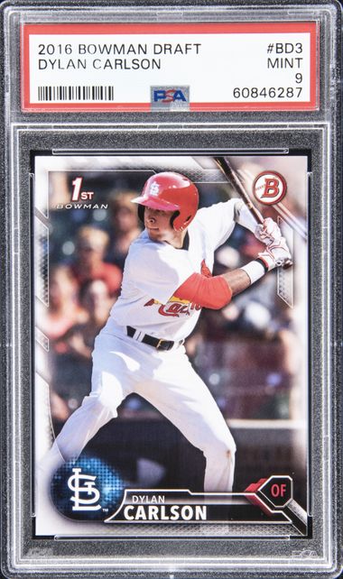 2016 Bowman Draft Chrome Draft Picks Autographs Refractor #CDABD Bobby  Dalbec PSA 9 on Goldin Marketplace