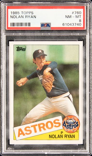 Nolan Ryan, Astros no 100 1986 Topps