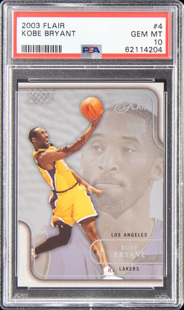 2003-04 Fleer Flair #4 Kobe Bryant - PSA GEM MT 10 on Goldin Auctions