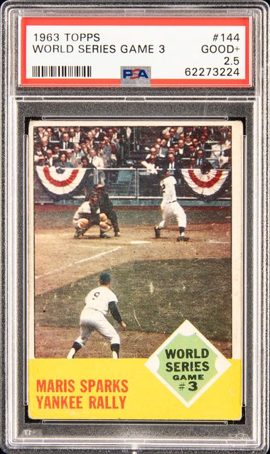 1957 Topps #95 Mickey Mantle Card, Rally