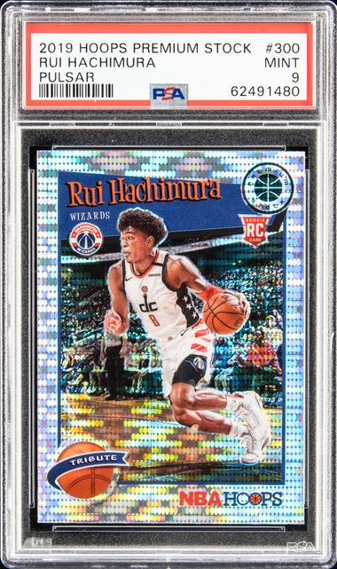 2019 Panini Hoops Premium Stock Pulsar 300 Rui Hachimura – PSA GEM