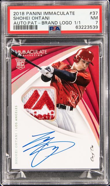 2018 Panini Immaculate Rookie Patch Autographs (RPA) Brand Logo 