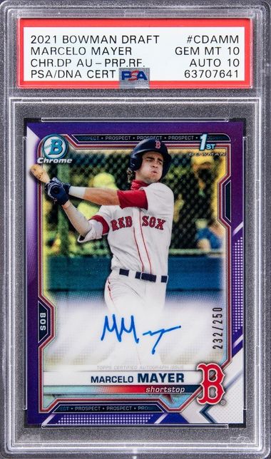 2019 Bowman #BD-1 Adley Rutschman Signed Rookie Card - PSA/DNA GEM MINT 10  on Goldin Auctions