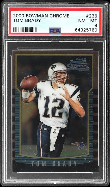 2002 Topps #248 Tom Brady Patriots Football Card Nice