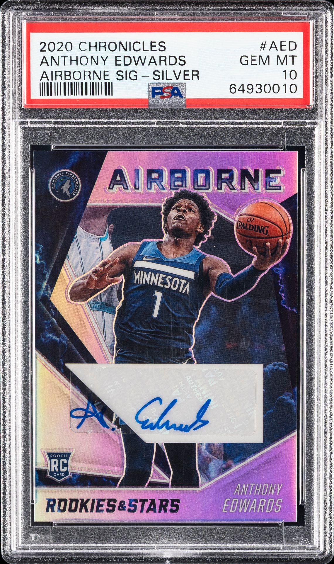 EDWARDS PANINI CHRONICLES AIRBORNE SIGNATURES 2020