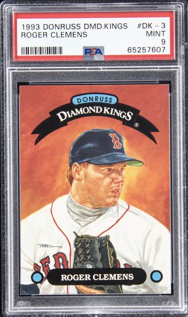 1993 Donruss Diamond Kings Roger Clemens Baseball Trading Card TPTV