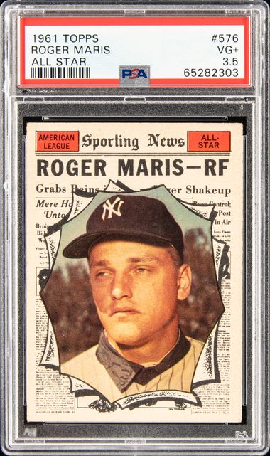 1958 Topps Roger Maris Baseball Rookie Card #47 VG