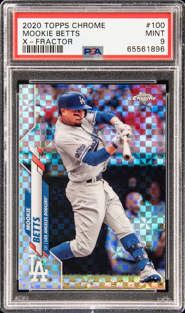 Mookie Betts 2022 Chrome Update All Star Game Los Angeles Dodgers