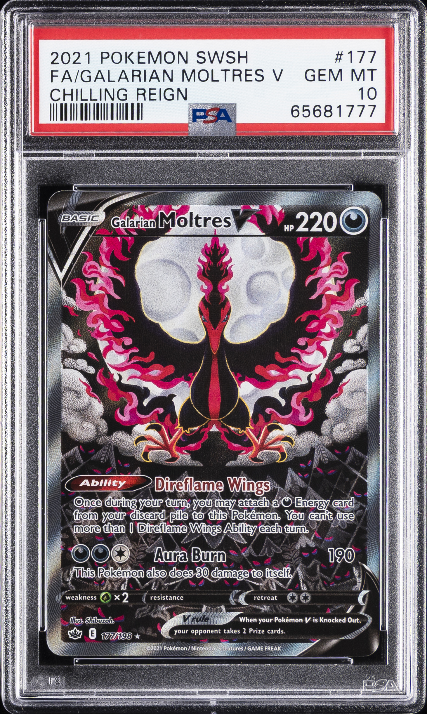 2021 POKEMON SWORD & SHIELD CHILLING REIGN FULL ART/GALARIAN