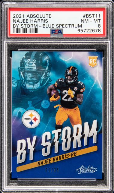 Mac Jones Autographed 2021 Panini Absolute By Storm Rookie