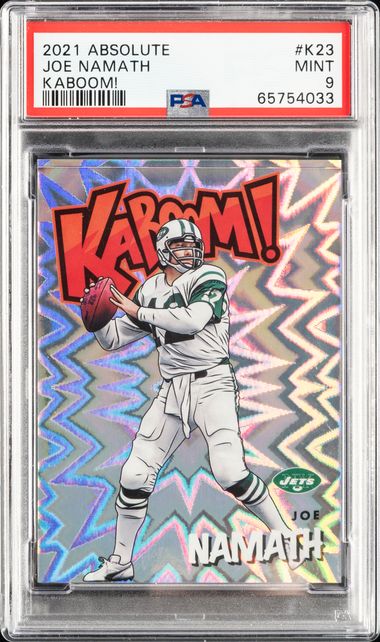 2021 Panini Absolute Kaboom! #K17 Joe Montana - PSA 9 on Goldin