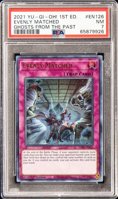 2021 Yu-Gi-Oh! Ghosts From The Past 1st Edition #EN126 Evenly