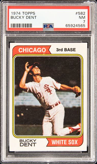 1974 Topps #582 Bucky Dent 7 - NM