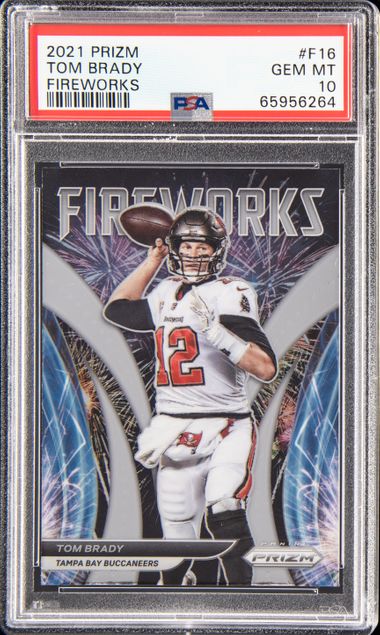 Tom Brady Buccaneers 2021 Mosaic Camo Pink Prizm SB MVPs Card PSA 10 Gem  Mint 