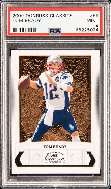 2009 Donruss Classics #59 Tom Brady – PSA MINT 9 on Goldin Auctions