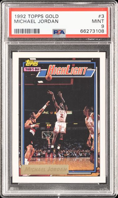 Michael jordan topps 1991 clearance 92 highlight