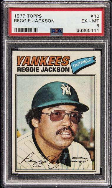 1971 Topps #20 Reggie Jackson EX 