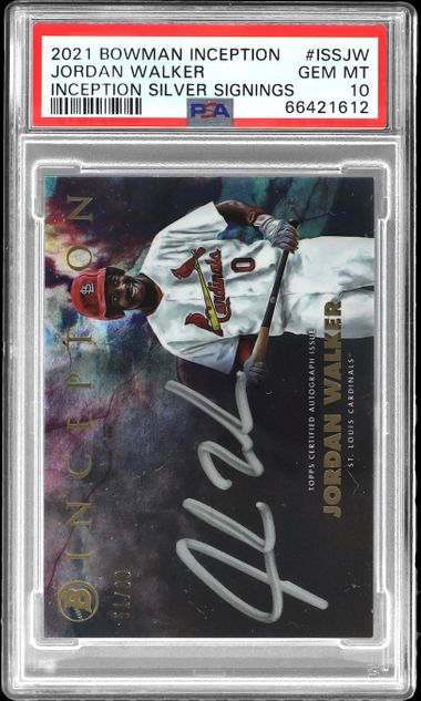 2021 Bowman Inception Inception Silver Signings #ISS-JW Jordan